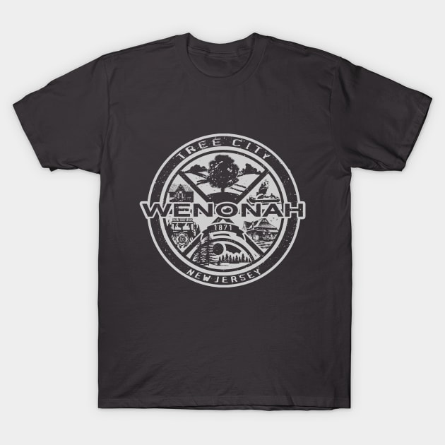 WENONAH, New Jersey T-Shirt by ATOMIC PASSION